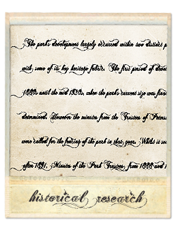 historical research postcard image